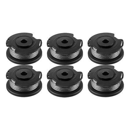6-pack F016800569 Trimmer line spool and line for Bosch EasyGrassCut 23, 26, 18, 18-230, 18-260, 18-26 V1237-ZY-203-1767