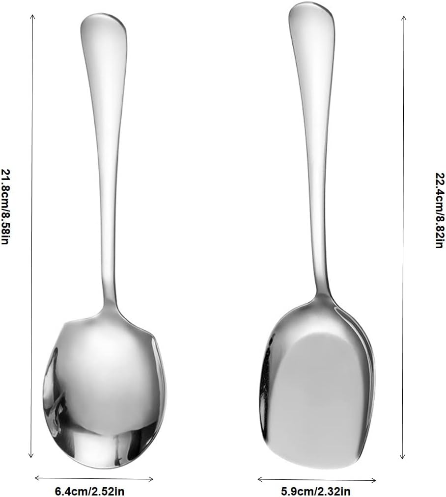 Large Stainless Steel Spoons, Serving Spoons for Hotel Meals V1237-ZY-203-1773