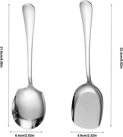 Large Stainless Steel Spoons, Serving Spoons for Hotel Meals V1237-ZY-203-1773