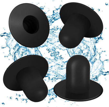 4-Pack Pool Wall Plug Replacement Parts - Above Ground Pool Filter Pump Filter Hole Plug Compatible with V1237-ZY-203-1798