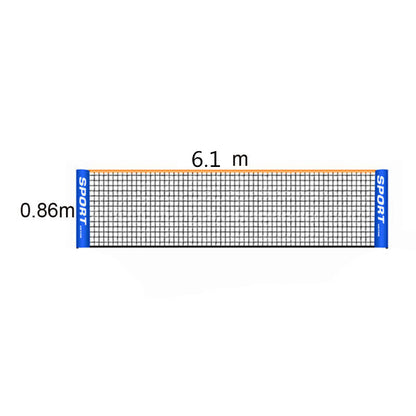 Portable Badminton Tennis Net Sports Replacement Training Net Outdoor 3/4/5/6M 3.1M V1237-ZY-203-1813