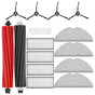 Main brush, HEPA filter, mop cloth, washable accessory set compatible with Roborock S8 / S8+ robot vacuum V1237-ZY-203-1814