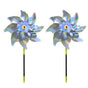 INF Reflective Scarecrow Wind Spinner Silver 2-pack V1237-ZY-203-1817