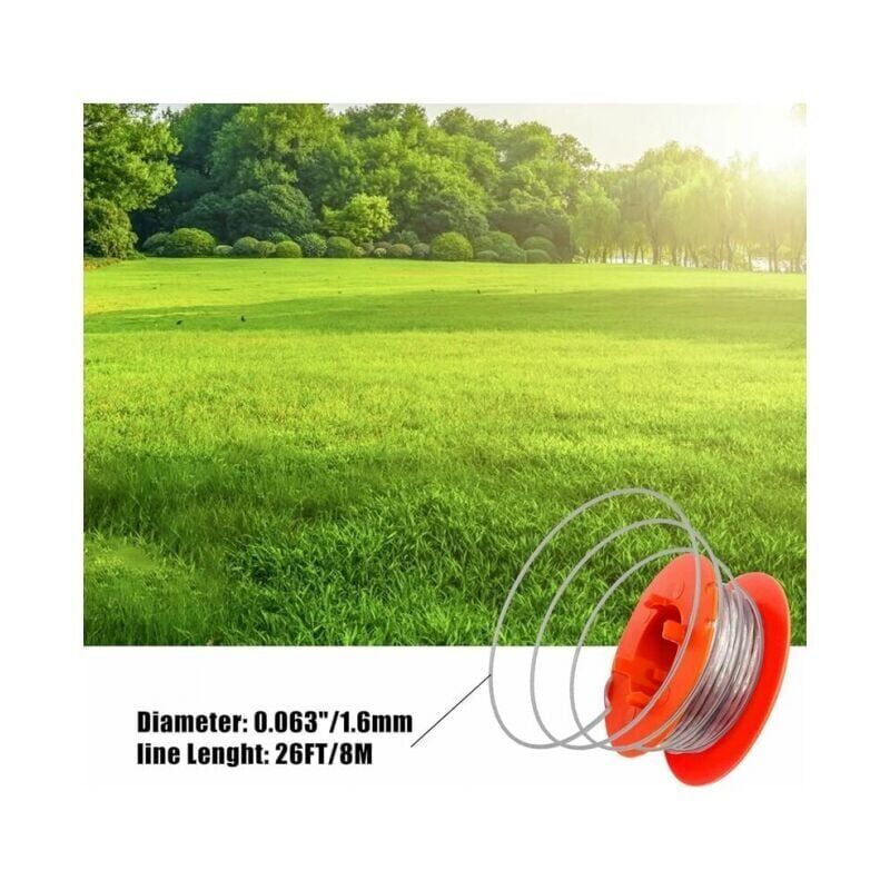 Bosch Art 23 26 30 Easytrim & Combitrim Wire Spool, 8M x 1.6mm, F016800175 (3 Spools + 1 Cover) V1237-ZY-203-1826