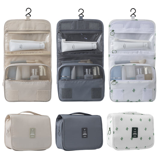 Hanging Toiletry Bag for Women Travel Toiletry Bags with Hook Beige V1237-ZY-203-1833