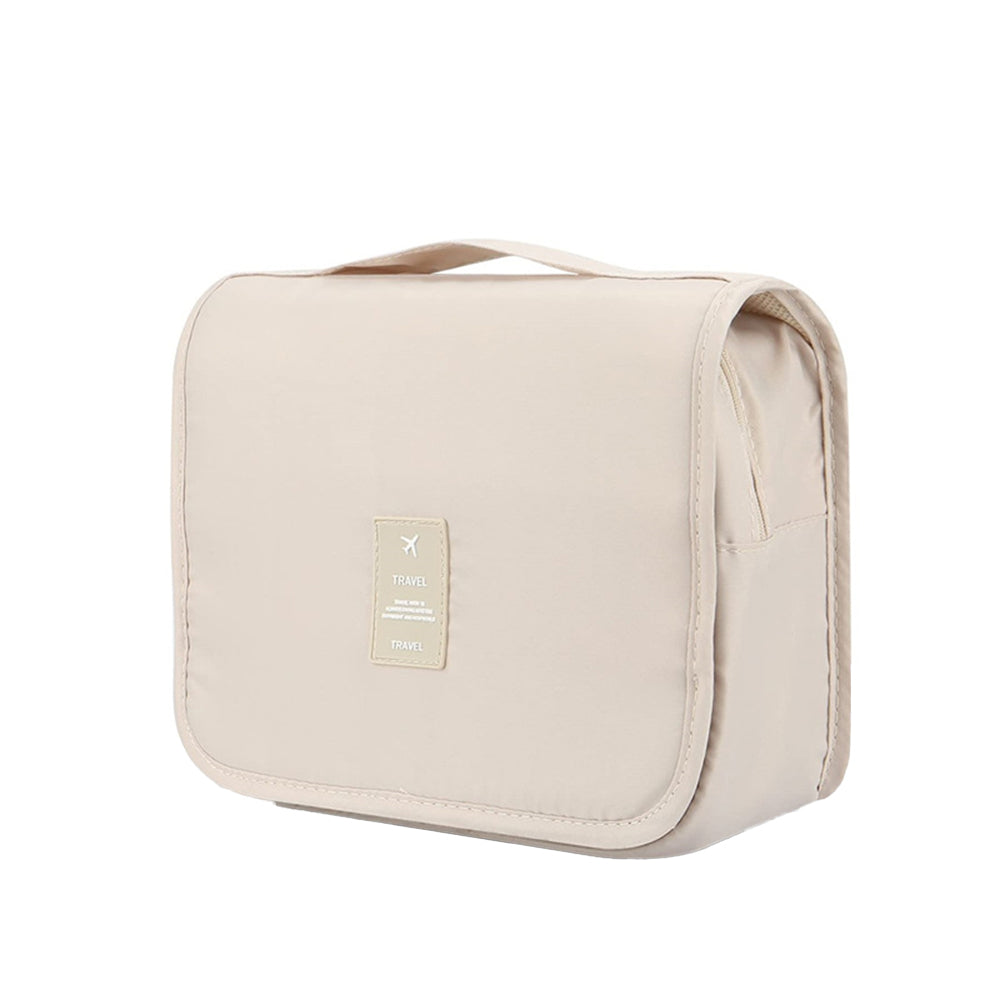 Hanging Toiletry Bag for Women Travel Toiletry Bags with Hook Beige V1237-ZY-203-1833