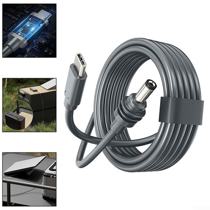 Power Cable compatible with Starlink Mini, Waterproof DC Male to USB-C (2 m) 2M V1237-ZY-203-1861