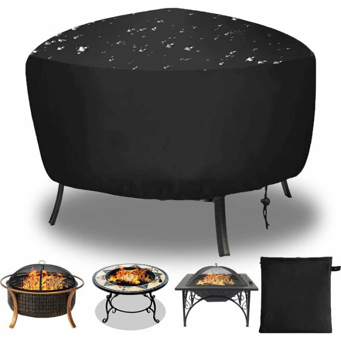 122 x 46 cm Round fireplace cover, drawstring for water V1237-ZY-203-1891