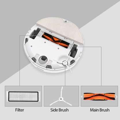 Accessory Kit Compatible with Xiaomi Roborock E4, S5, S5 Max, S50, S51, S55, 11 Pieces V1237-ZY-203-1916