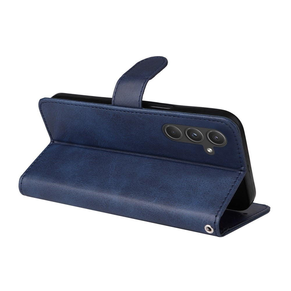 SKALO Samsung A55 5G PU Leather Wallet Case - Multiple Colors Blue V1237-ZY-203-1918
