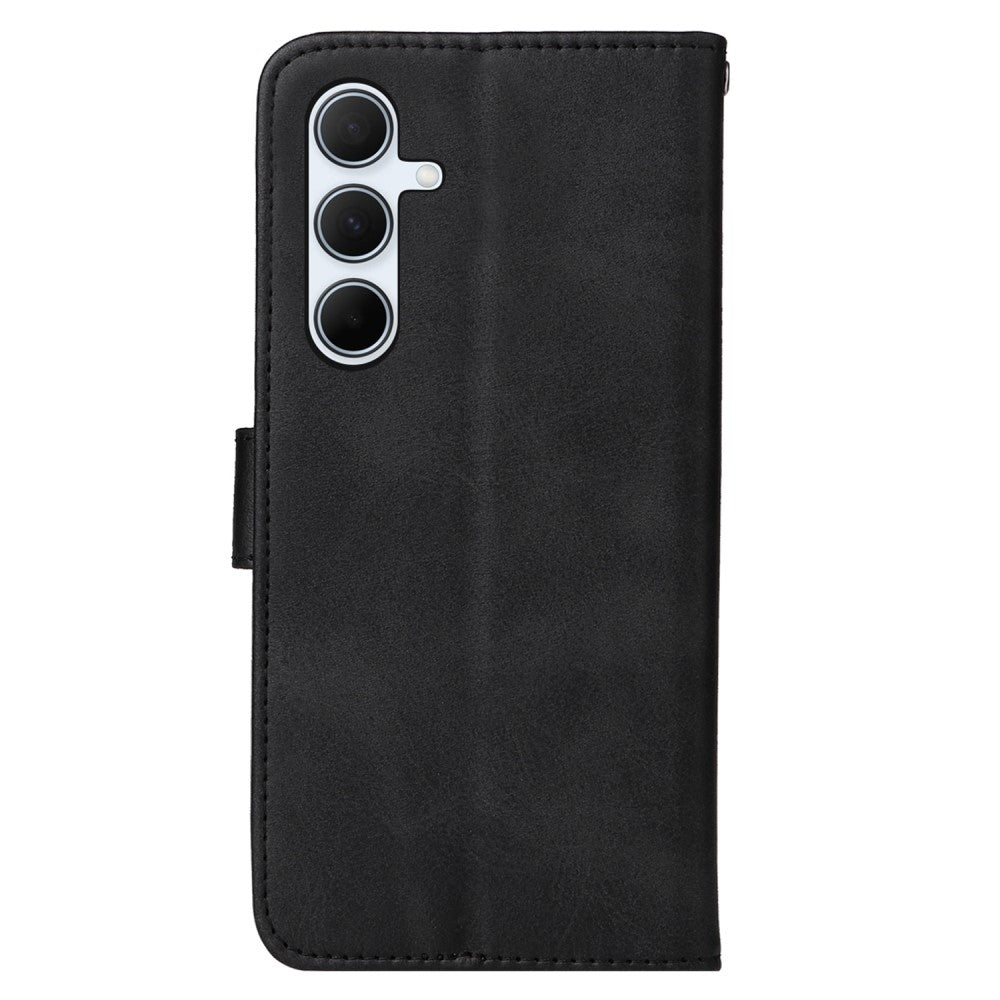 PU Leather Wallet Case Compatible with Samsung A56 5G - More Colors Available Black Black V1237-ZY-203-1922