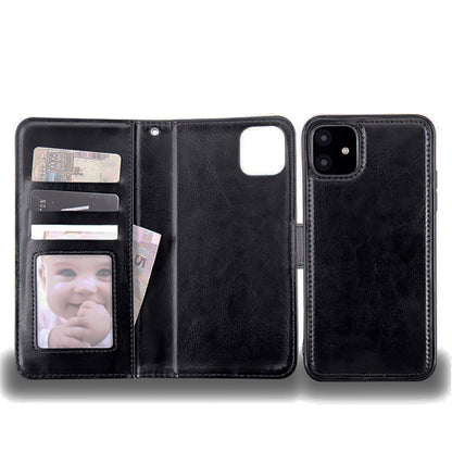 iPhone 12 - Leather Case / Protection Pink V1237-ZY-203-1934