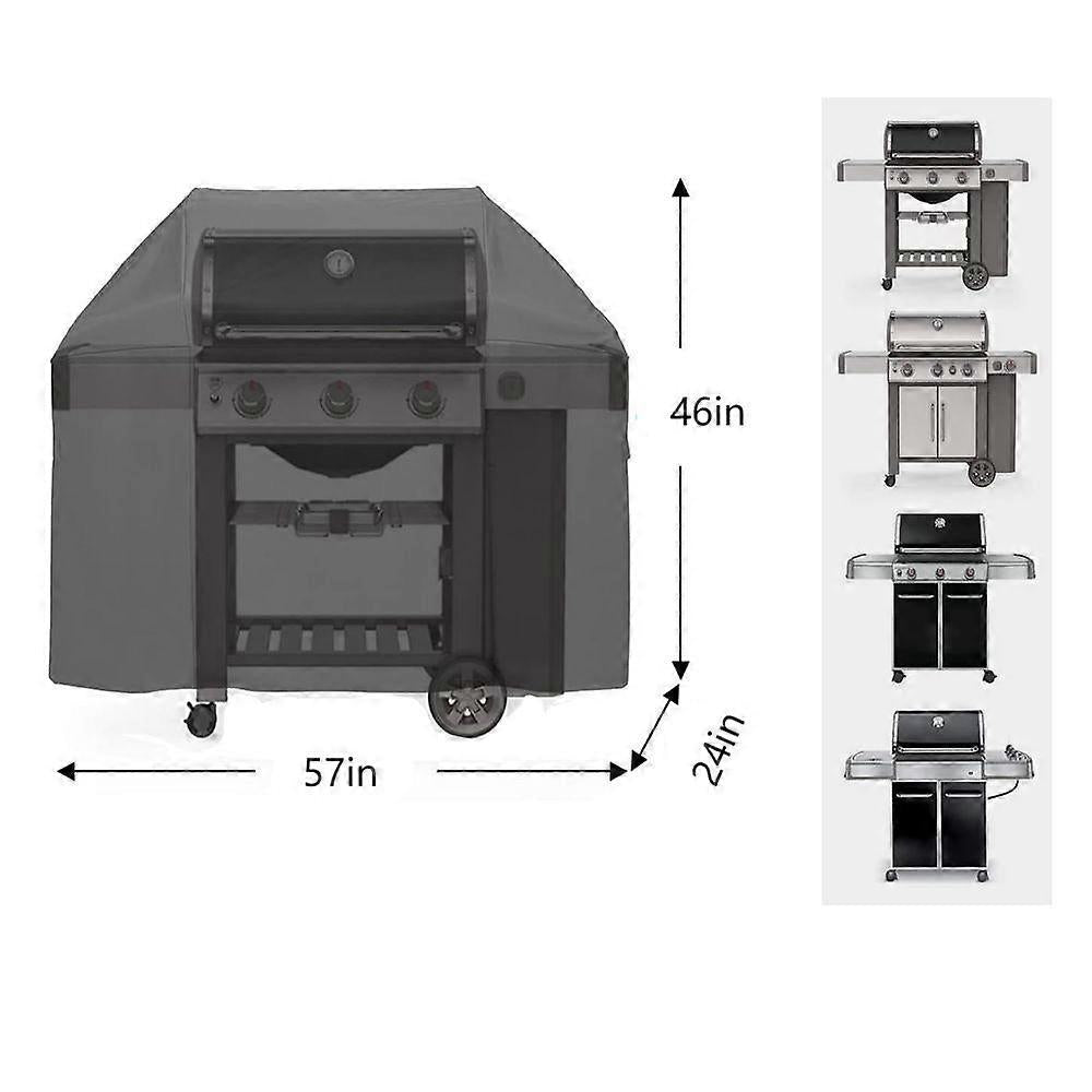 Grill Cover Compatible with Weber Genesis II/300 Series - 145cm Waterproof V1237-ZY-203-1935