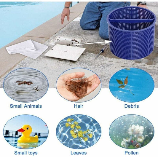 Pool Skimmer Basket Compatible with Hayward SPX1082CA and Aladdin B-152, Replaces Part SP1082 SP1083 SP1084 V1237-ZY-203-1941