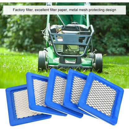 Briggs Stratton 491588 Air Filter - 5-pack Replacement Filters for Lawn Mowers V1237-ZY-203-1949