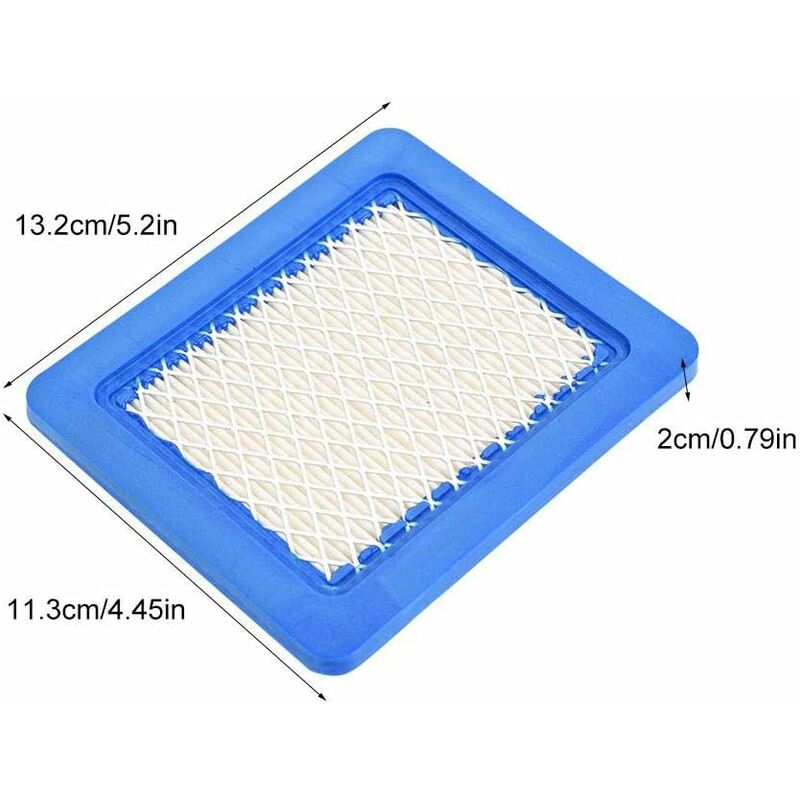 Briggs Stratton 491588 Air Filter - 5-pack Replacement Filters for Lawn Mowers V1237-ZY-203-1949