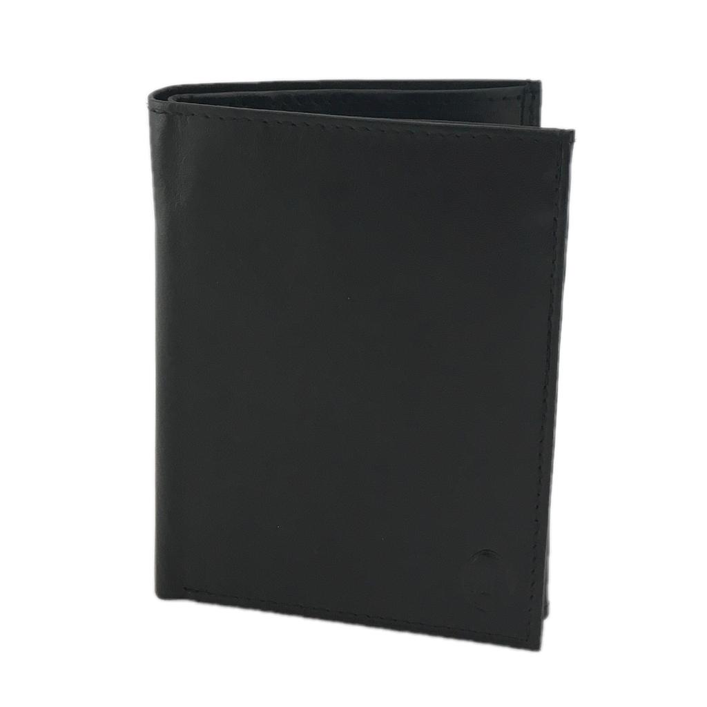 Spacious men's leather wallet with 12 card slots - Black V1237-ZY-203-1959