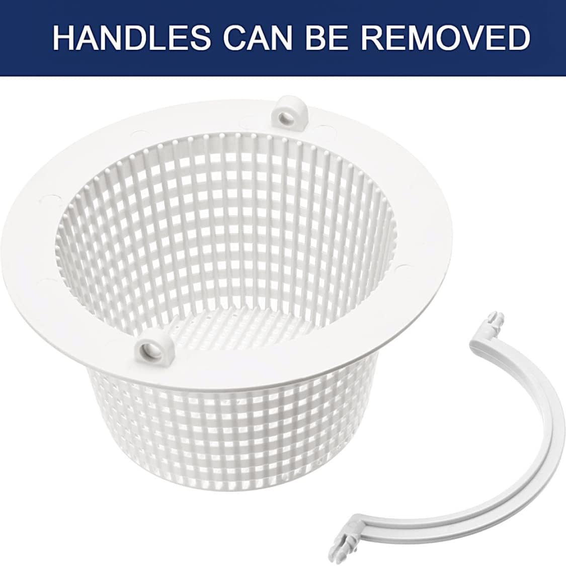 Pool Filter Basket, 15.8 x 7.6 cm pool hole basket with handle safe plastic replacement pool filter basket V1237-ZY-203-1981