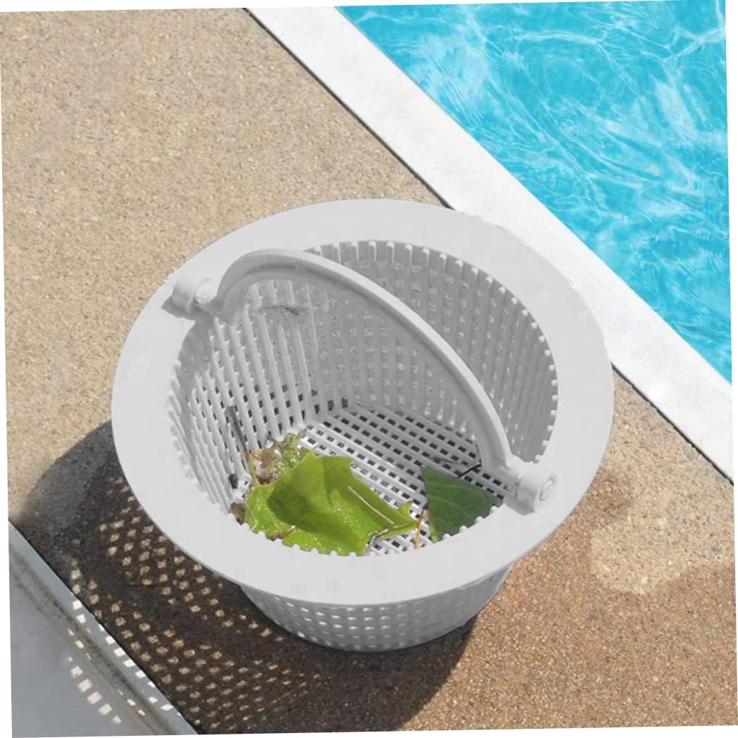 Pool Filter Basket, 15.8 x 7.6 cm pool hole basket with handle safe plastic replacement pool filter basket V1237-ZY-203-1981