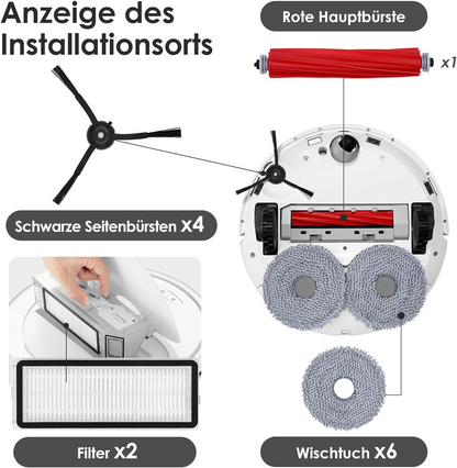 INF Roborock Qrevo S/Qrevo Pro/Qrevo MaxV Robot Vacuum Cleaner Accessories V1237-ZY-203-2003