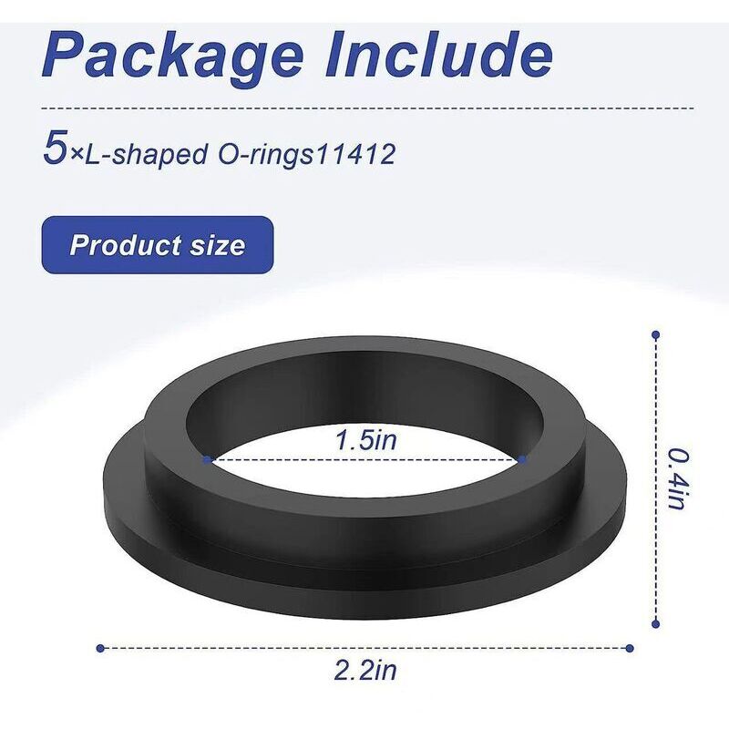 pcs 11412 Pool Filter Pump Washers L-ring Compatible with INTEX Sand Filter Pump Motor..DEBUNS V1237-ZY-203-2012