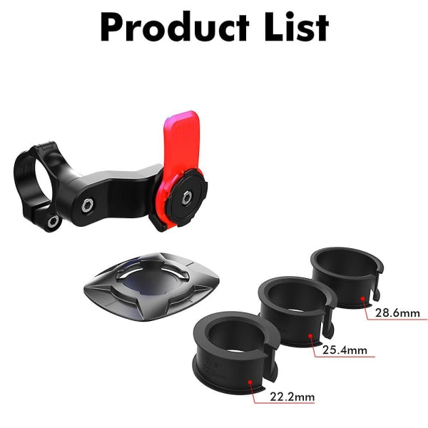 Quad-lock Out Front Bicycle Twist Mountain Cradle Telephone V1237-ZY-203-2018