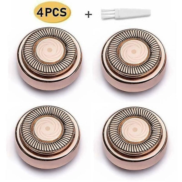 4pcs Flawless Hair Remover Replacement Heads Blades Finishing Touch Epilator V1237-ZY-203-2022