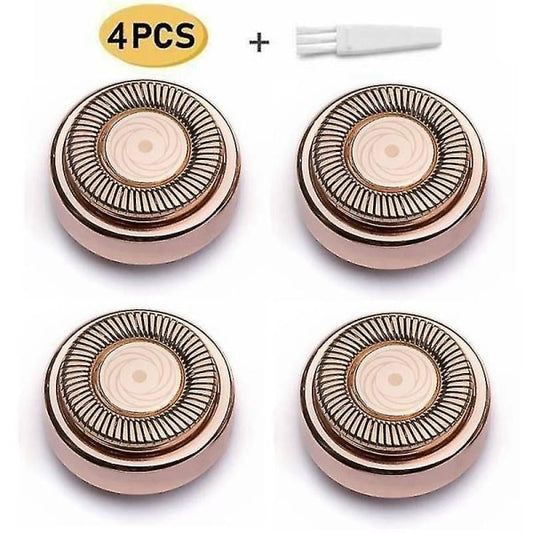 4pcs Flawless Hair Remover Replacement Heads Blades Finishing Touch Epilator V1237-ZY-203-2022