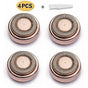 4pcs Flawless Hair Remover Replacement Heads Blades Finishing Touch Epilator V1237-ZY-203-2022
