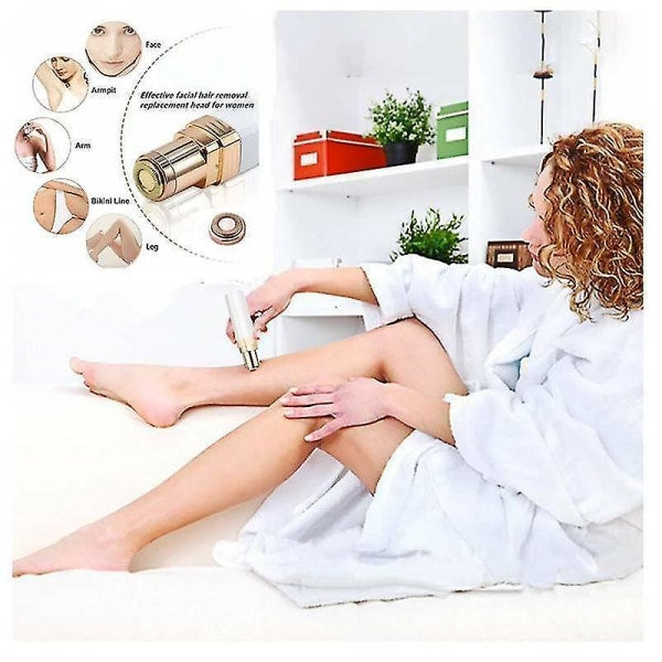 4pcs Flawless Hair Remover Replacement Heads Blades Finishing Touch Epilator V1237-ZY-203-2022