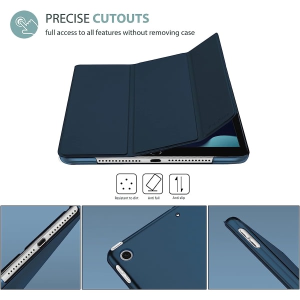 ProCase iPad 10.2 Case iPad 9th generation, hard back Blue V1237-ZY-203-2023