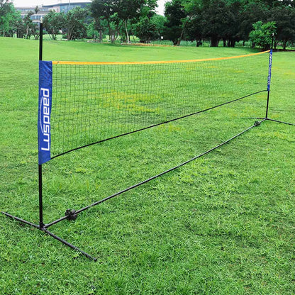 Portable Foldable Standard Professional Badminton Net Indoor Outdoor White 5.1m V1237-ZY-203-2033