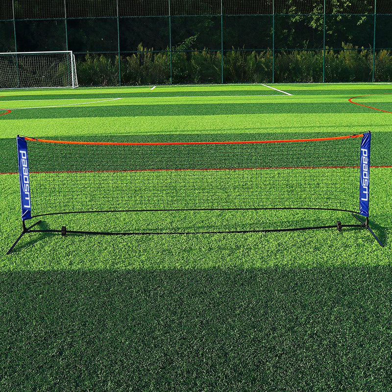 Portable Foldable Standard Professional Badminton Net Indoor Outdoor White 5.1m V1237-ZY-203-2033