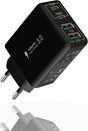 Compatible USB C Charger, 40W USB Multi Fast Charger, Multiple USB Outlets USB Charging Plug Adapter, USB V1237-ZY-203-2046