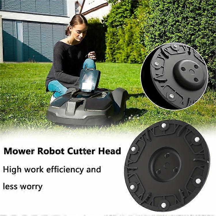RSD-01 Compatible for WORX / Landxcape / Kress / Einhell Lawn Mower ABS 6-Blade Cutter Head Turntable V1237-ZY-203-2053