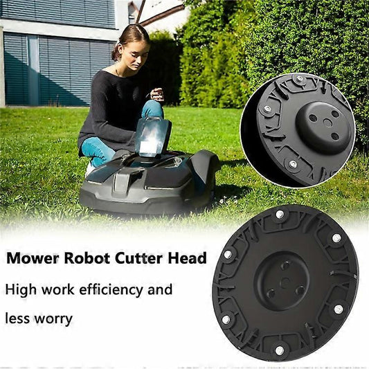 RSD-01 Compatible for WORX / Landxcape / Kress / Einhell Lawn Mower ABS 6-Blade Cutter Head Turntable V1237-ZY-203-2053