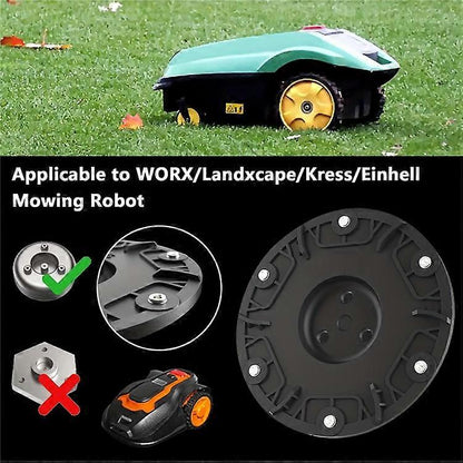 RSD-01 Compatible for WORX / Landxcape / Kress / Einhell Lawn Mower ABS 6-Blade Cutter Head Turntable V1237-ZY-203-2053