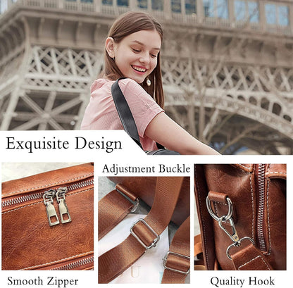 Vintage Backpack Women Shoulder Bag Girls Waterproof Daypack V1237-ZY-203-2074