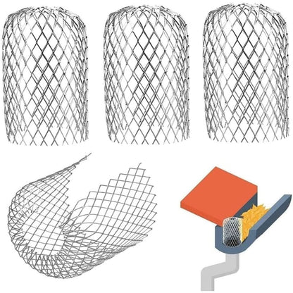 4-pack expandable metal gutter filter screens, leaf strainers, gutter and downspout guards - max V1237-ZY-203-2120