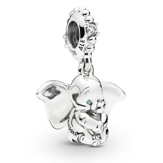 Genuine S925 Men's Women's Sterling Silver Dumbo Pendant Charm V1237-ZY-203-2134