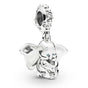 Genuine S925 Men's Women's Sterling Silver Dumbo Pendant Charm V1237-ZY-203-2134