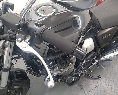 2-pack motorcycle anti-vibration handle covers Inner diameter: 31mm (applicable range: 3.17-3.68 cm) Comfort V1237-ZY-203-2139