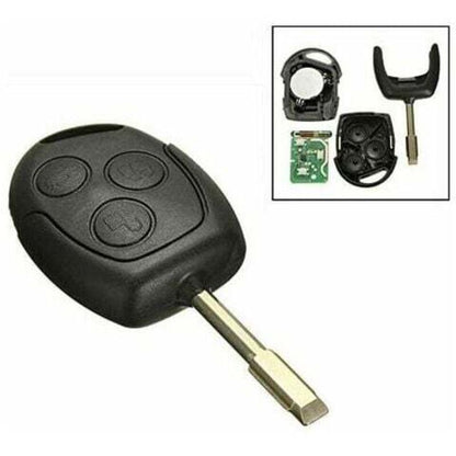 pc 3-button 433 MHz FOB remote key for Ford/Mondeo/Fiesta/Focus/Ka Transit V1237-ZY-203-2145