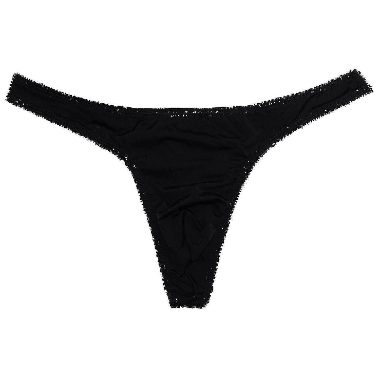 Men's Thong Underwear 4-pack Black blue S Black blue S V1237-ZY-203-2151