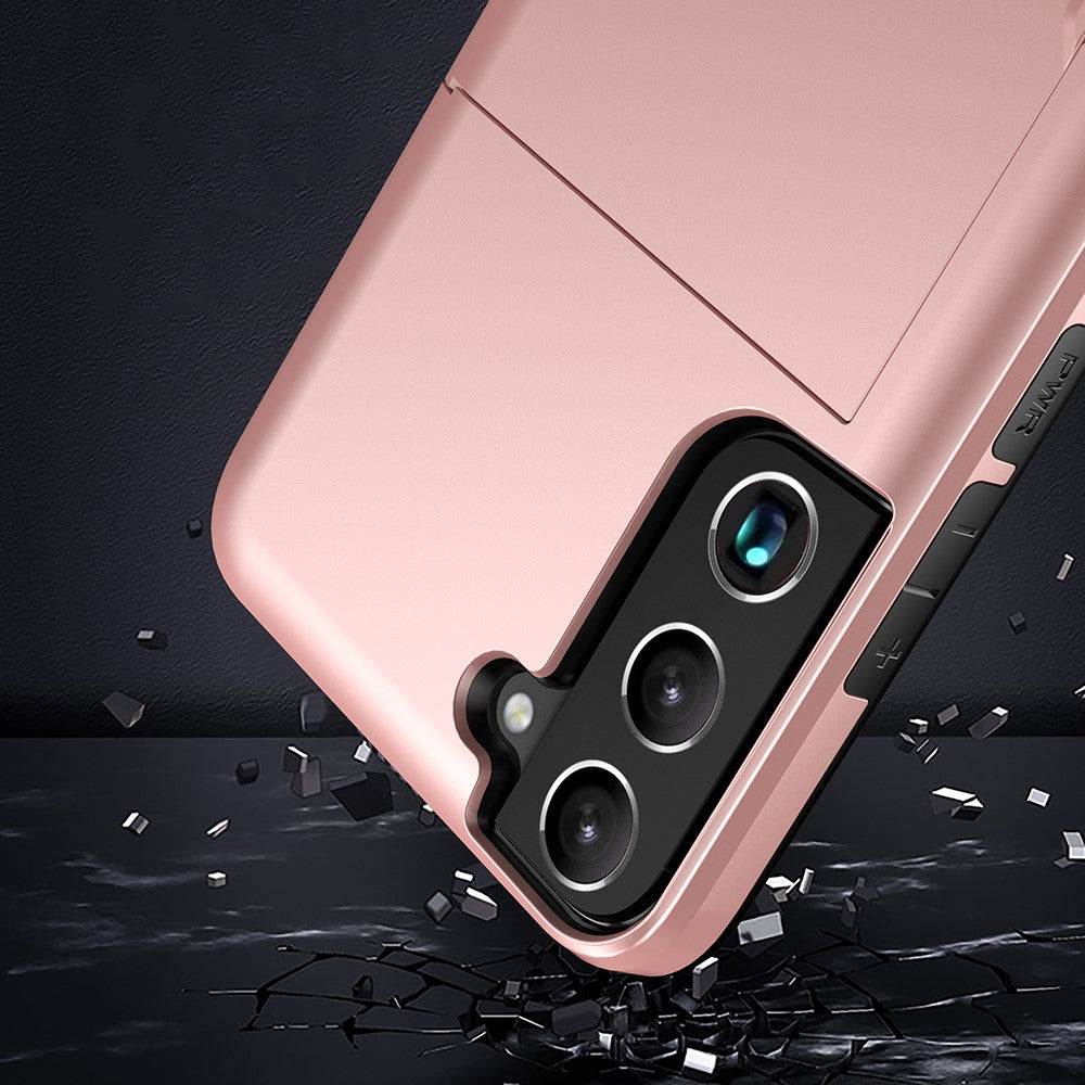 Samsung Galaxy S22 Case Card Slot Rose Gold V1237-ZY-203-2182
