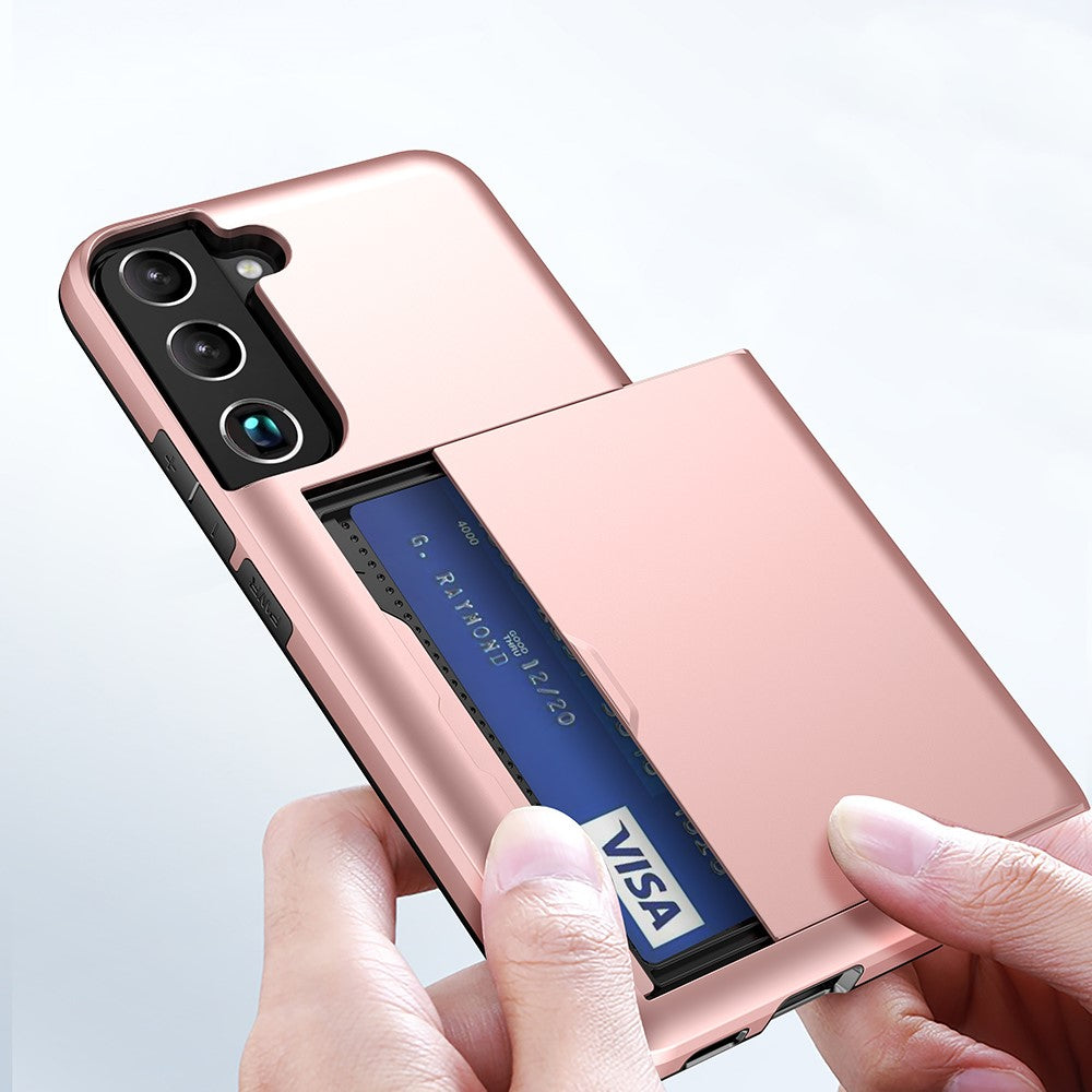 Samsung Galaxy S22 Case Card Slot Rose Gold V1237-ZY-203-2182