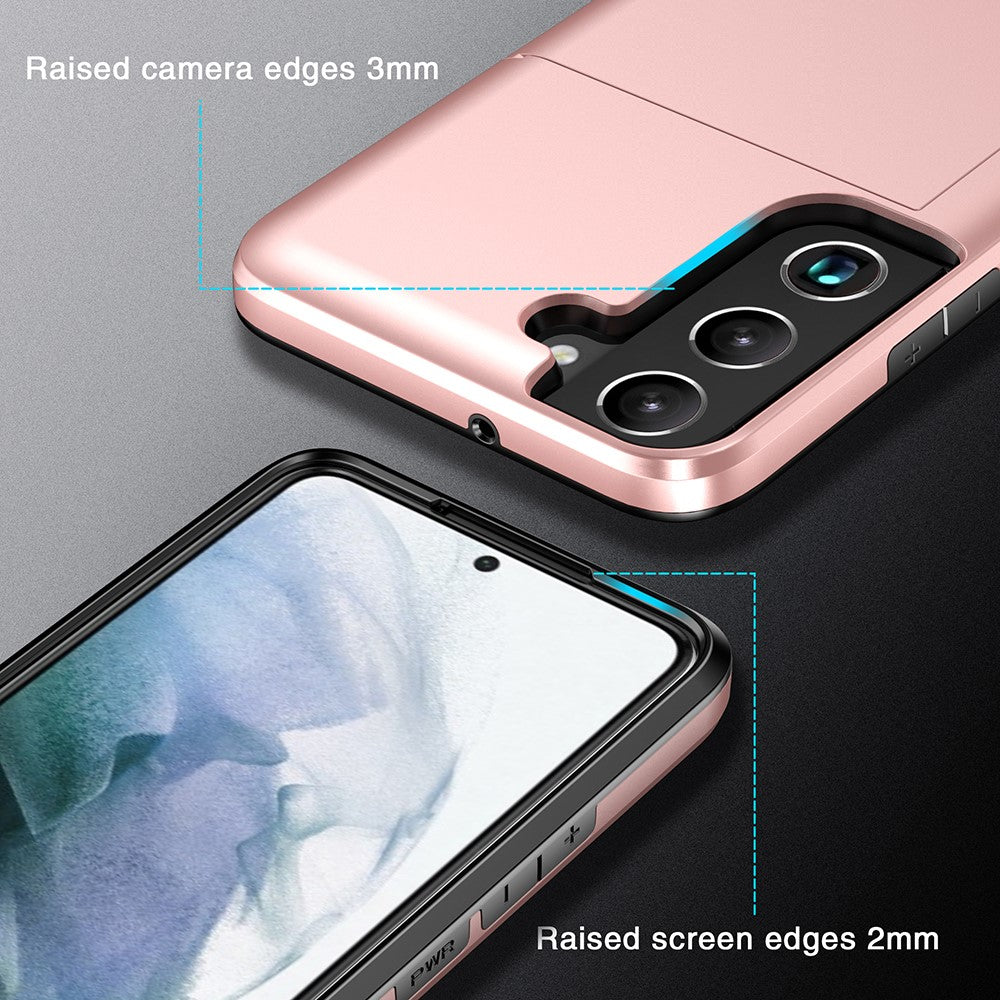 Samsung Galaxy S22 Case Card Slot Rose Gold V1237-ZY-203-2182