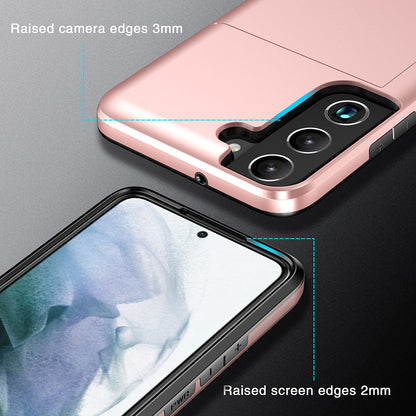 Samsung Galaxy S22 Case Card Slot Rose Gold V1237-ZY-203-2182