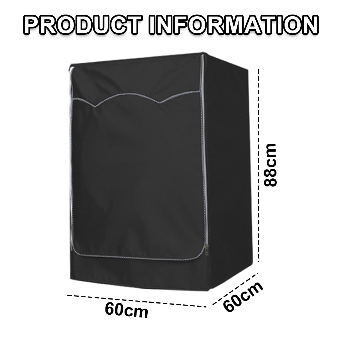 Washer/Dryer Cover, Washing Machine Cover for Waterproof and V1237-ZY-203-2189
