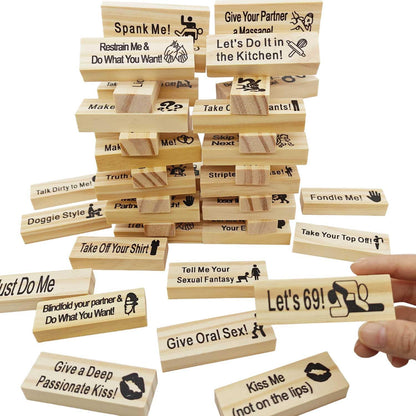 Block Tower Jenga Game Couple Dating Block Tower Jenga Game V1237-ZY-203-2194